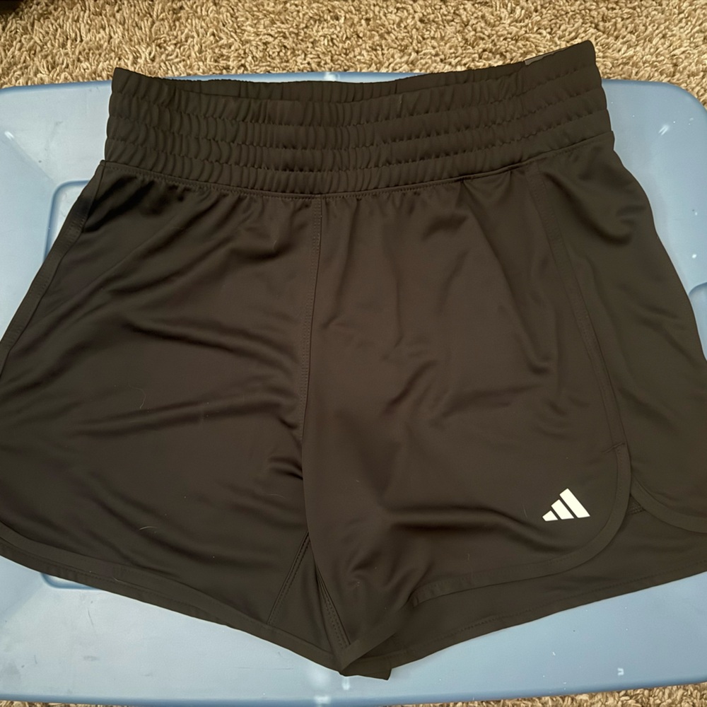 Adidas Black Pacer Knit High Shorts